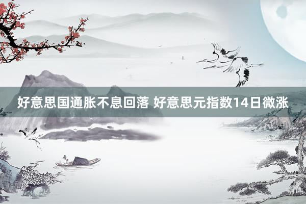 好意思国通胀不息回落 好意思元指数14日微涨